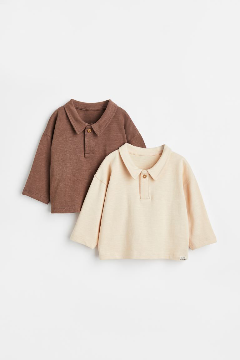 2-pack Cotton Rugby Shirts | H&M (US + CA)