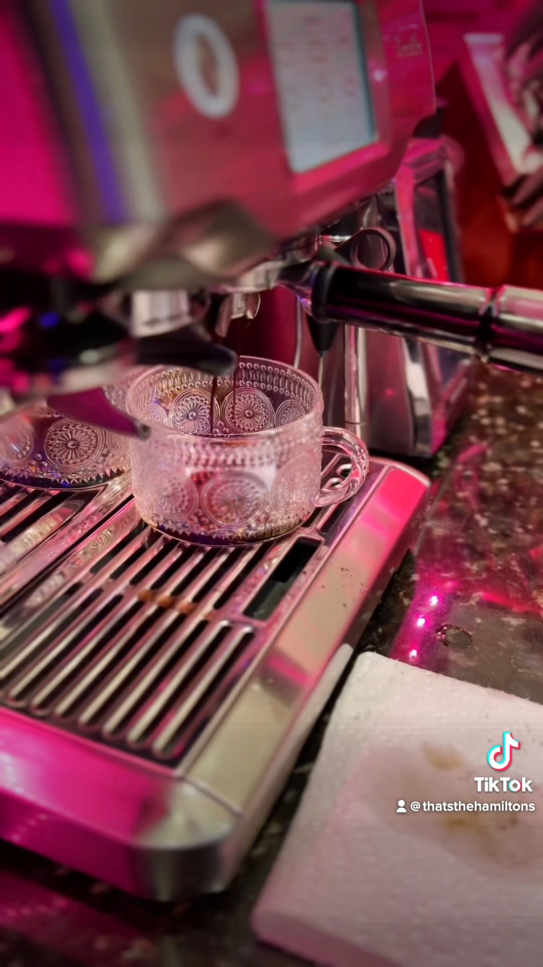 Fancy coffee, fancy cups for a fancy girl! 