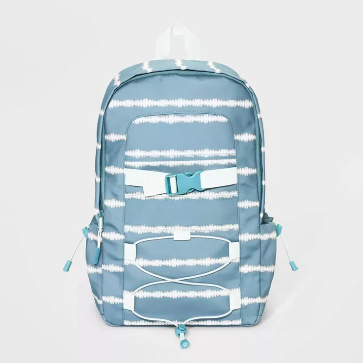 Boys' 16" Striped Backpack - art class™ Gray | Target