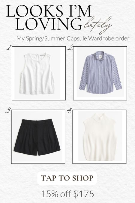 Spring summer capsule wardrobe 

#LTKsalealert #LTKstyletip #LTKSeasonal