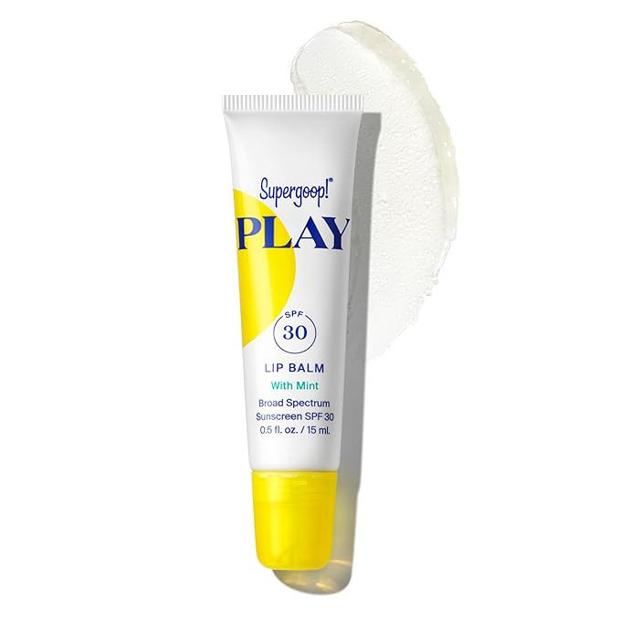 Supergoop! PLAY Lip Balm SPF 30 with Mint, 0.5 fl oz - Broad Spectrum SPF Lip Balm with Hydrating... | Amazon (US)