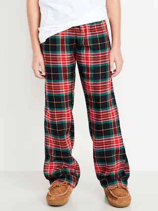 Gender-Neutral Plaid Flannel Pajama Pants for Kids | Old Navy (US)