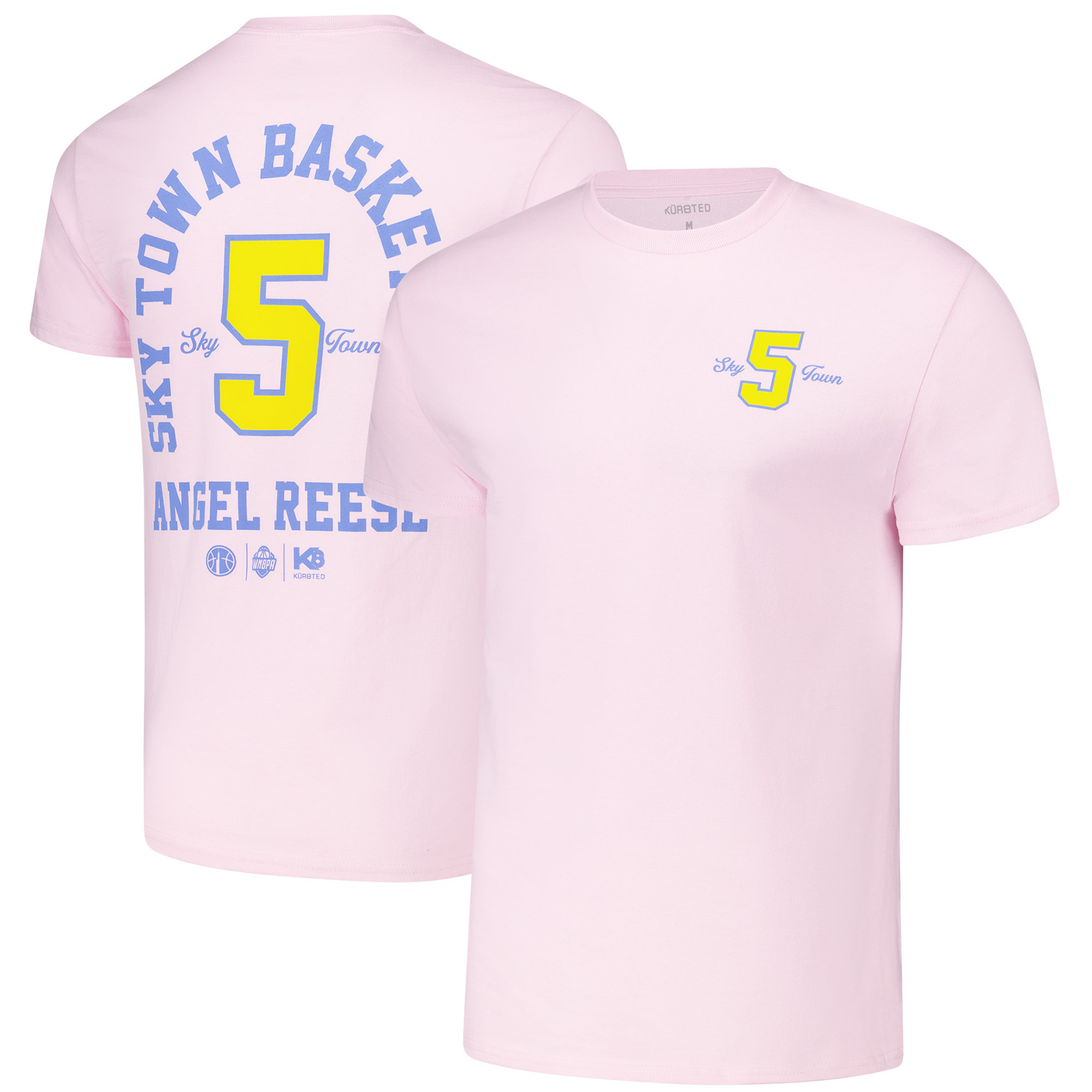 Unisex Angel Reese Pink Chicago Sky Player ID Arch T-Shirt | Fanatics