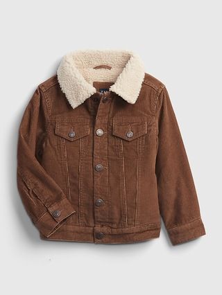 Toddler Sherpa Lined Corduroy Jacket | Gap (US)