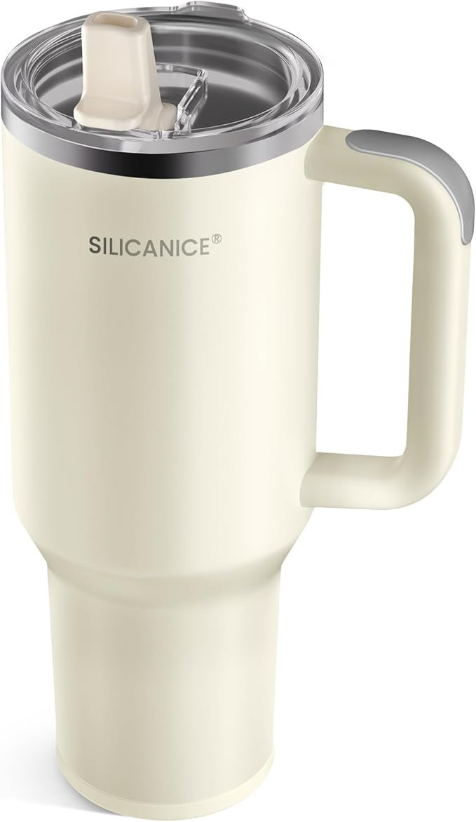 40 Oz Insulated Tumbler with Flip Straw Lid - 100% Leakproof, Quick Clean Vacuum Stainless Steel ... | Amazon (US)