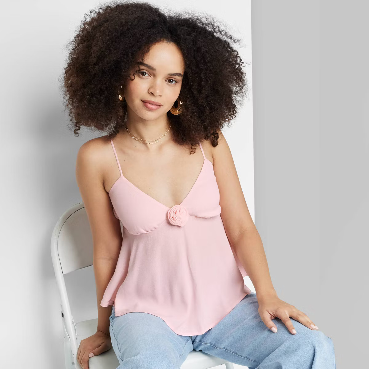 Women's Rosette Tank Top - Wild Fable™ | Target