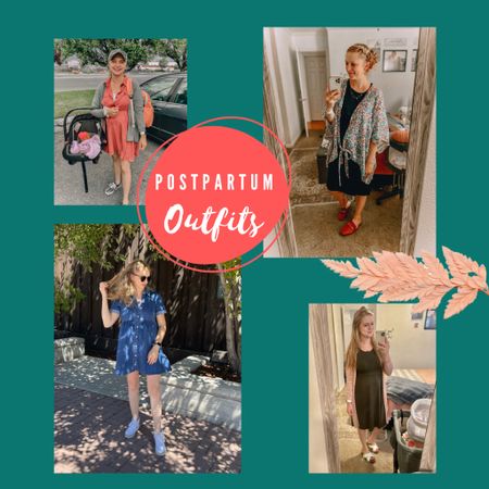 Postpartum outfits with dresses!
Nursing dress, breastfeeding dress, denim dress, jean dress, olive green dress, button front dress, brown mules, white sneakers.

#LTKbaby #LTKbump #LTKSeasonal