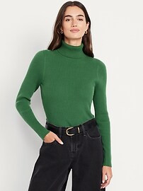 SoSoft Lite Rib Turtleneck Sweater | Old Navy (US)