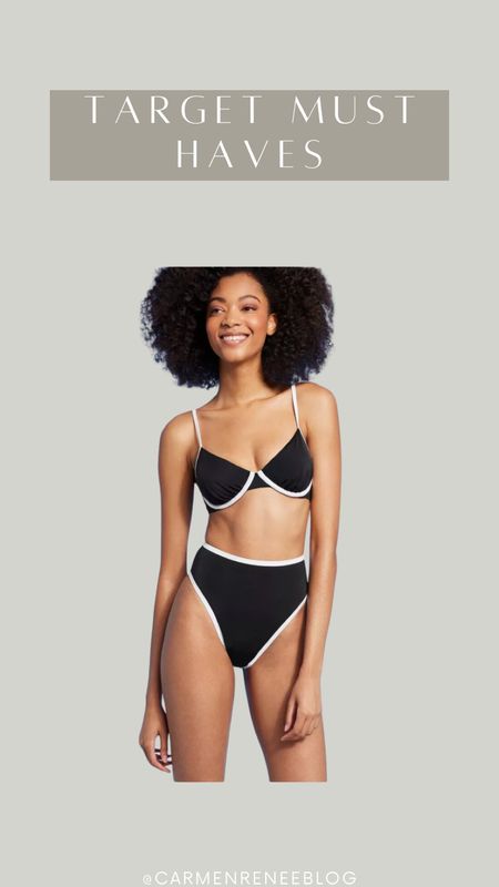 Target must haves! 

 target swim | women’s two piece swimsuit | black swimsuits 

#LTKStyleTip #LTKFindsUnder50 #LTKSwim