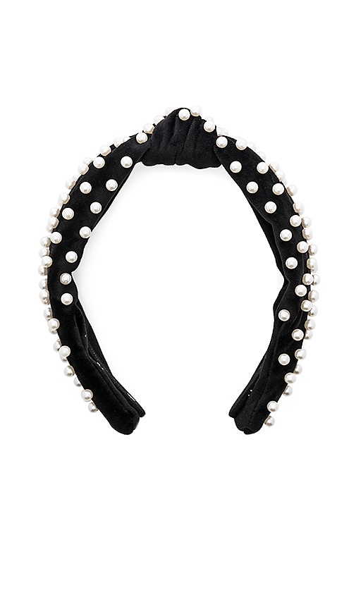 Pearl Headband in Jet Pearl | Revolve Clothing (Global)