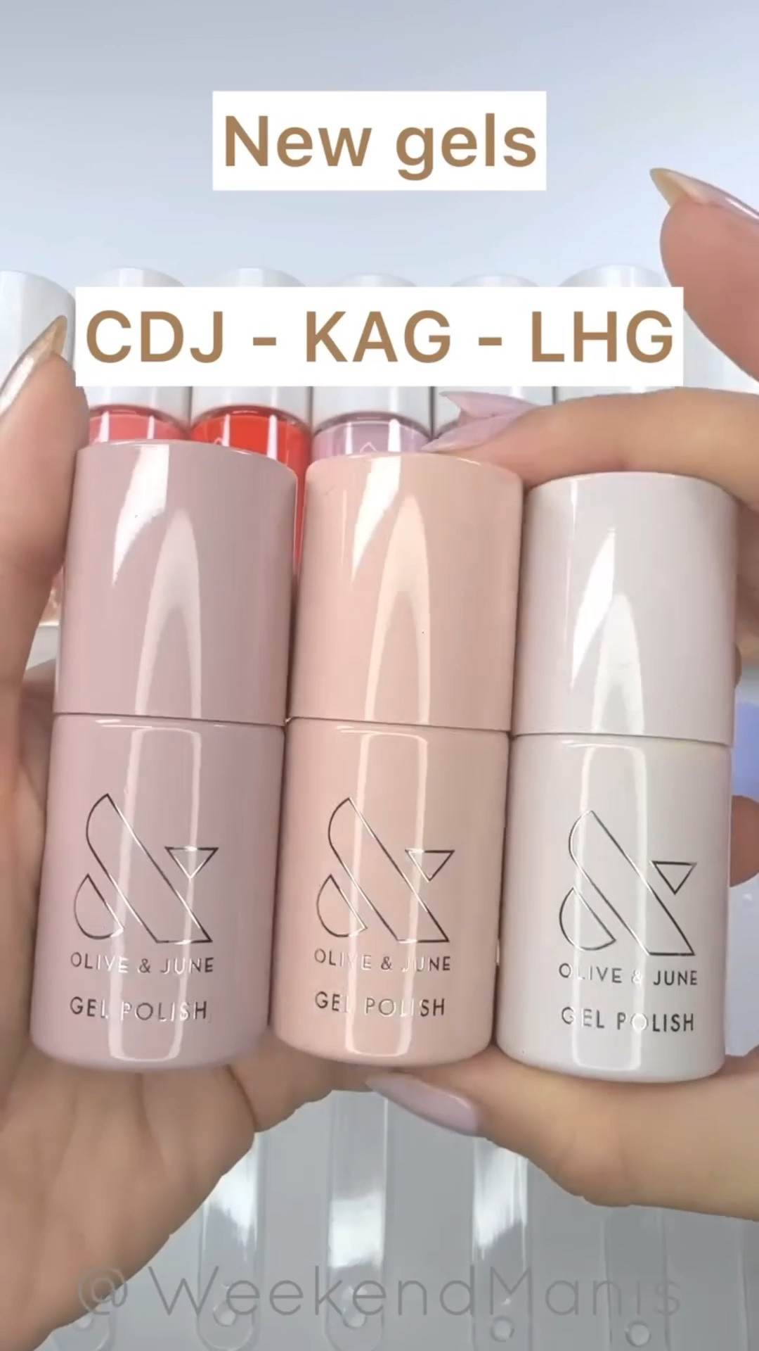 There are 5 new @oliveandjune Gel polish colors! Here are 3 I have (gifted):

CDJ: neutral greige
KAG: neutral peachy-pink
LHG: neutral light grey

2 pops of color are also available:
Field Day: bright watermelon pink
Petal: warm pinky purple

(You can scroll through my “Reds” highlight to see Field Day comps in regular polish. Depending on your coloring, it can pull slightly warm/orange)

Looking to save some 💸? Use CARINA20 for 20% off first Olive and June Systems. Link in bio ♥️ I am so grateful whenever you shop through my link! 🙏 

#oliveandjune #oliveandjunepartner #oliveyourmani #theinstantmani #pressonnails #ojnails #perfectnails #diymanicure #💅byPoppy #olivemymani #WeekendManis #quickdry #springnails #summernails #naturalnails #cuticlecare #oliveandjuneclouds #oliveandjunesilky #oliveandjunesupernova #oliveandjunesunlit #oliveandjunefrolic #oliveandjunesnapdragon #oliveandjunepuffball #oliveandjunedreamy #oliveandjunepetal #oliveandjunemeadow #oliveandjunemist #oliveandjunebreezy #oliveandjunelhg #oliveandjunekag oliveandjunecdj oliveandjunepetal oliveandjunefieldday

#LTKFindsUnder50 #LTKselfcare #LTKBeauty