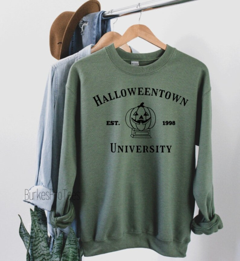 Halloweentown University Crewneck Sweatshirt Funny Halloween | Etsy | Etsy (US)