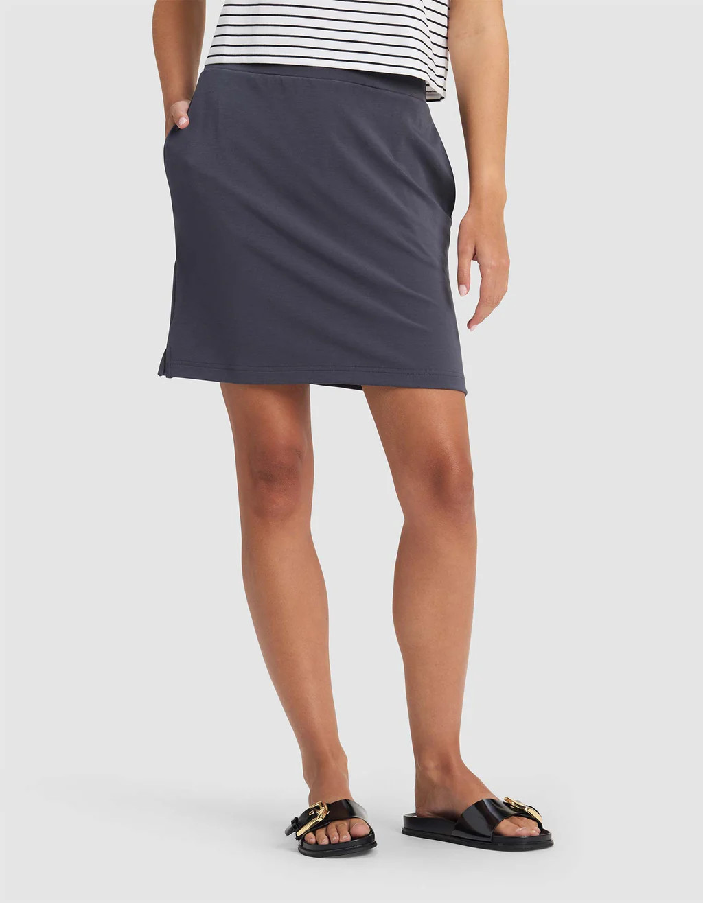 Women's Brushed Bamboo Skirt - Last Chance | Cozy Earth