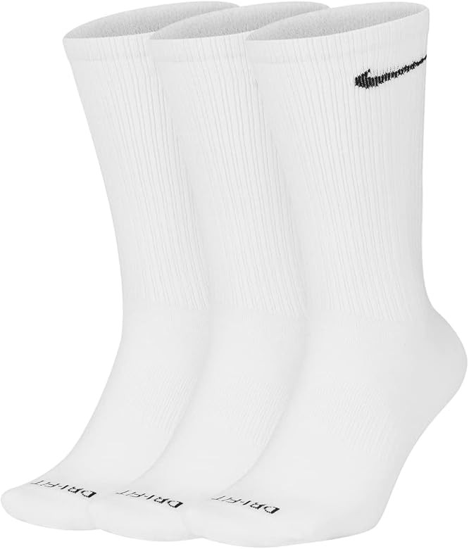 Nike Men's Everyday Plus Lightweight Training Crew Socks (3 Pack) | Amazon (US)