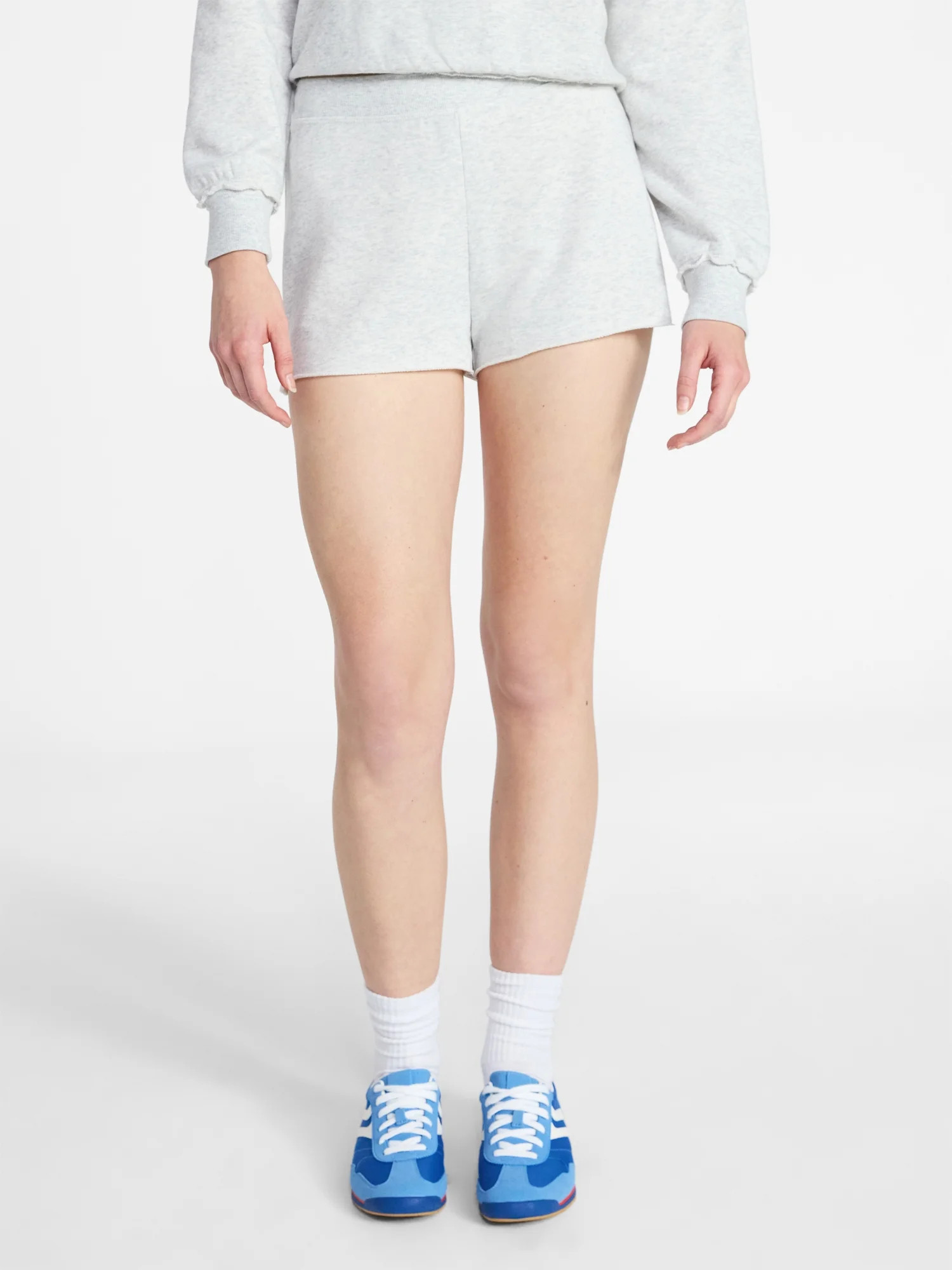 No Boundaries French Terry Pull On Shorts, 2" Inseam, Women's XXS-XXL | Walmart (US)