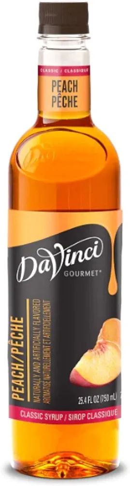 DaVinci Gourmet Classic Peach Syrup, 25.4 Fluid Ounces (Pack of 1) | Amazon (US)