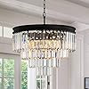 ANTILISHA Crystal Chandelier Lighting Pendant Ceiling Modern Chandeliers Light Fixture for Dining... | Amazon (US)