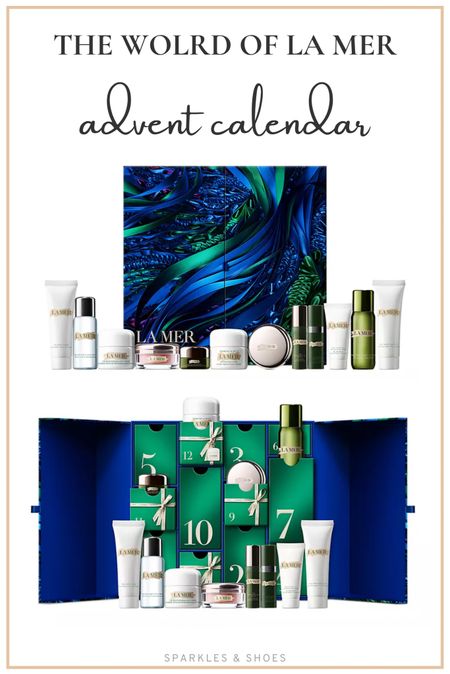 Say hello to the La Mer The World of La Mer 12-Day Advent Calendar. Give them a rotation boost with 12 days worth of top-rated mini skin essentials from La Mer. They can start their routine with the brand's Cleansing Micellar Water, and end it with La Mer's supremely hydrating Crème de la Mer.
#adventcalendar #lamer

#LTKHoliday #LTKSeasonal #LTKGiftGuide