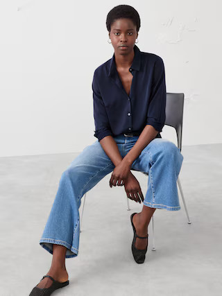 Silky Classic Shirt | Banana Republic Factory