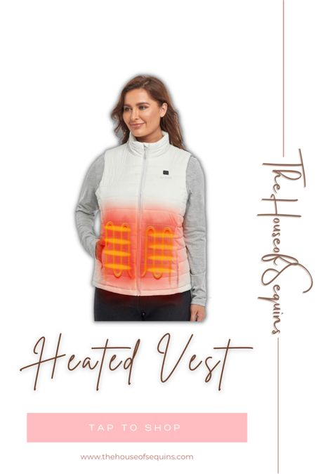 Heated vest. Amazon finds, Walmart finds. #thehouseofsequins #houseofsequins #tiktok #reels #lifehacks #fall #winter #skiing #snow #cold #sweaterweather  