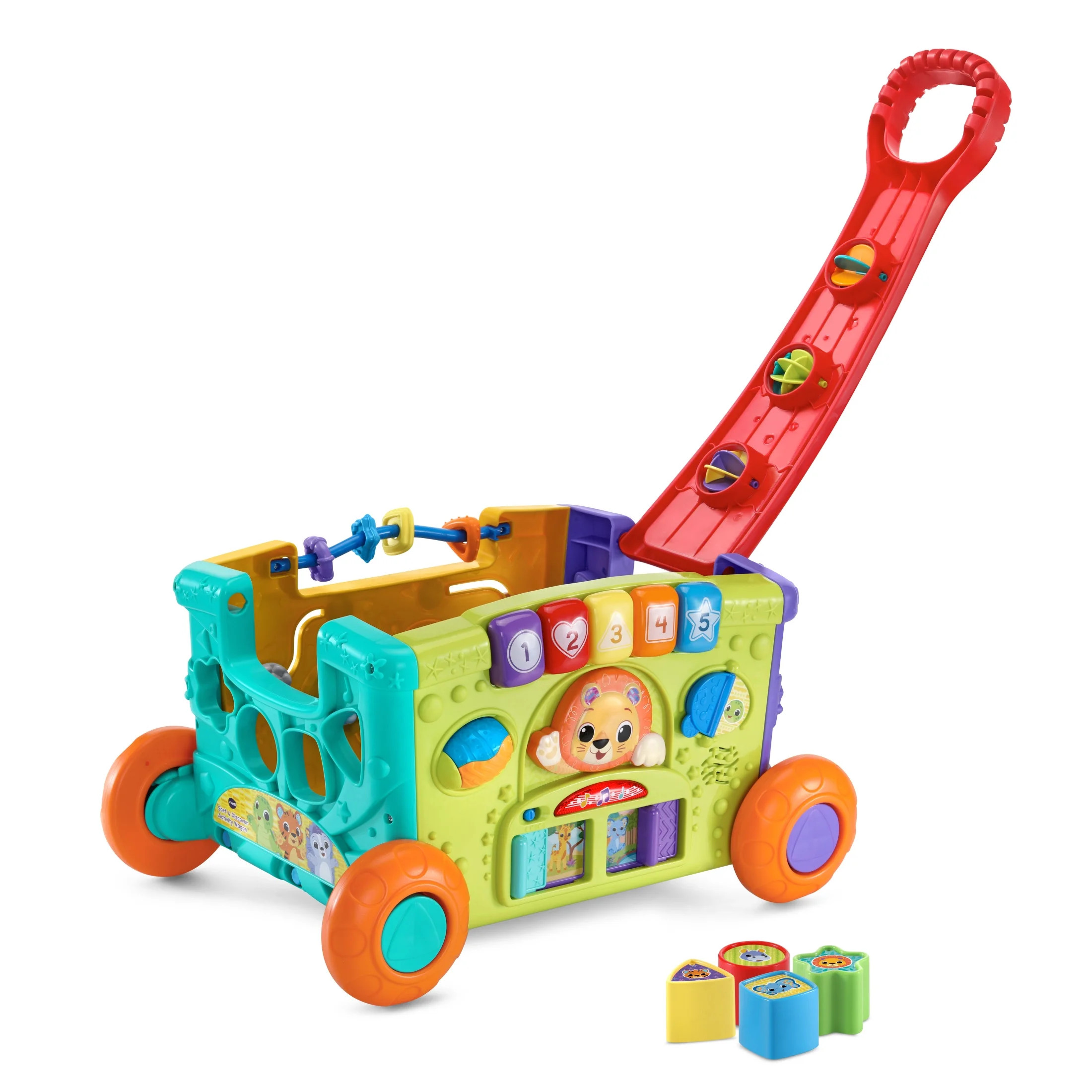 VTech Sort & Discover Activity Wagon with Accessories, Baby and Toddler Toys | Walmart (US)