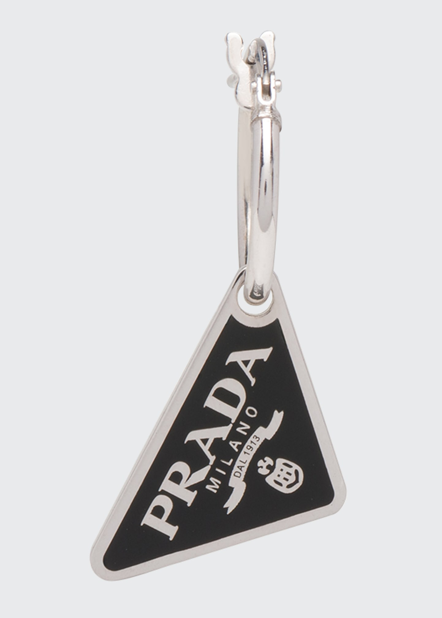 Men's Triangle Logo Drop Earring | Bergdorf Goodman
