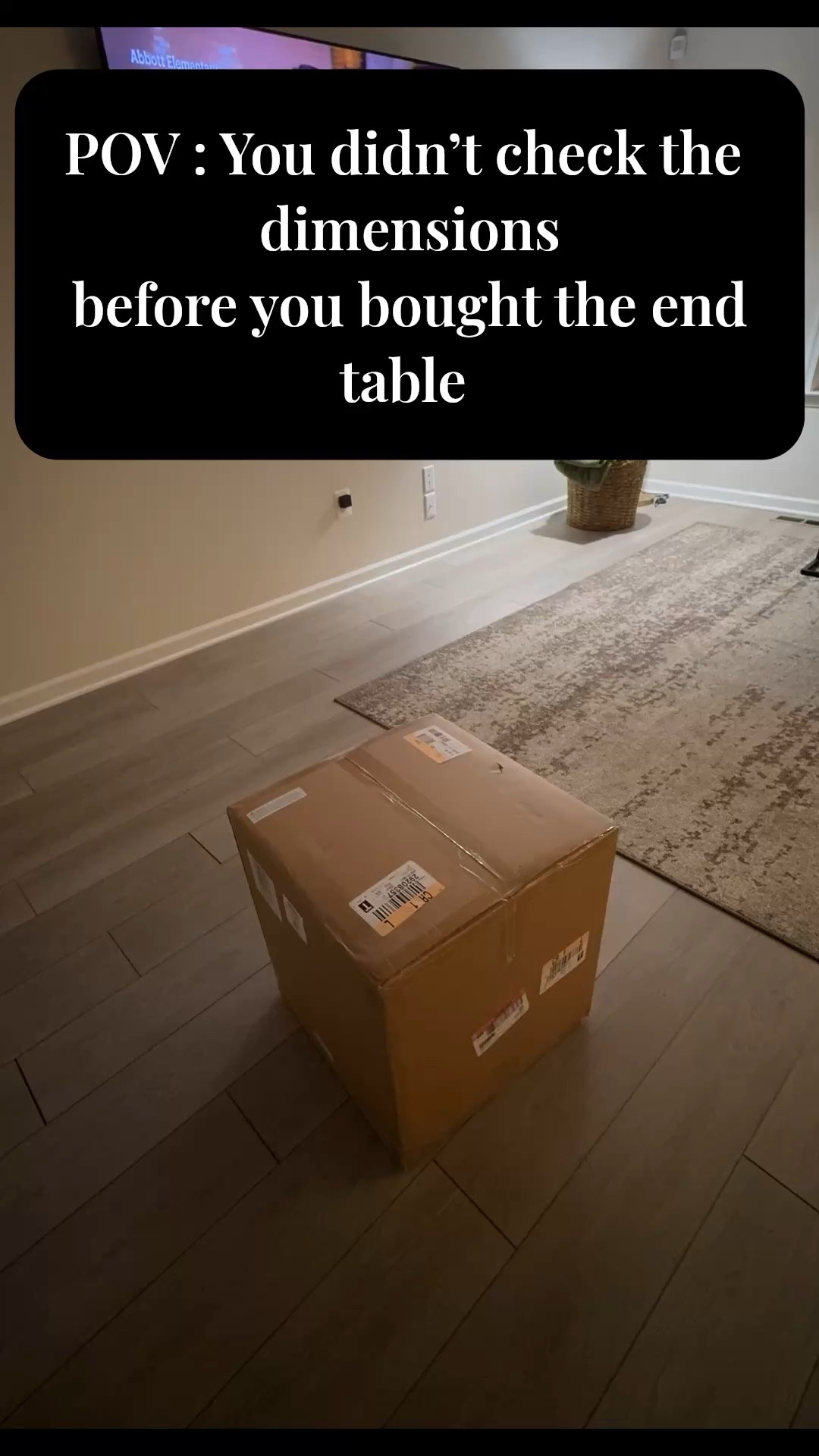 It’s so cute, but TINY. A whole 5 inches shorter than the end table I’m replacing 😞. I may be able to make this work, though, since that’s my only complaint 🤷🏾‍♀️

#endtable #housetohome

#LTKHome #LTKstorytime