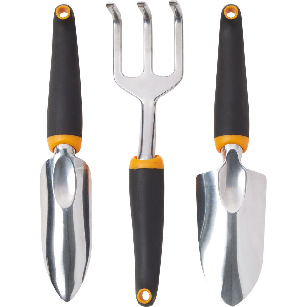 Fiskars 3pc Ergo Garden Tool Set | Duluth Trading Company