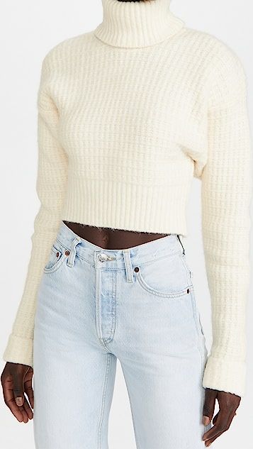 Madeline Turtleneck Crop Sweater | Shopbop