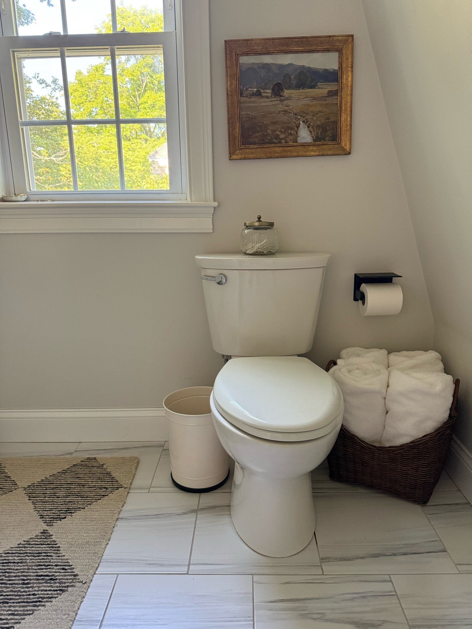 My current favorite towels and basket to elevate any bathroom
