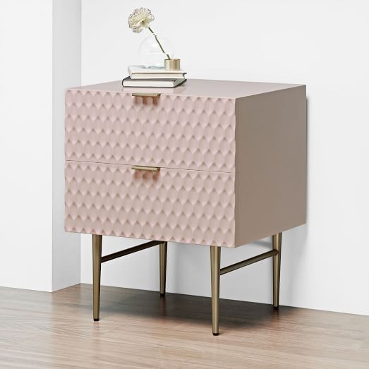 Audrey Nightstand - Blush | West Elm (US)
