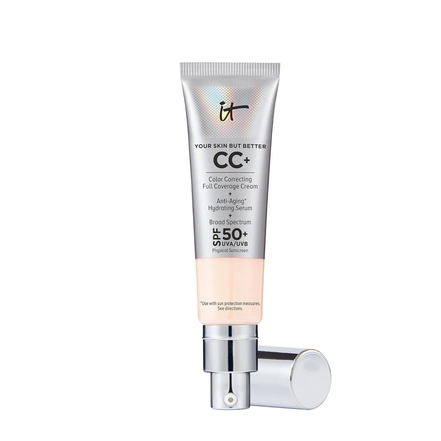 IT Cosmetics Your Skin But Better CC+ Cream - Color Correcting Cream, Full-Coverage Foundation, H... | Amazon (US)