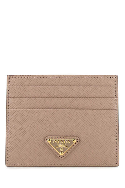 Prada Logo Plaque Cardholder | Cettire Global