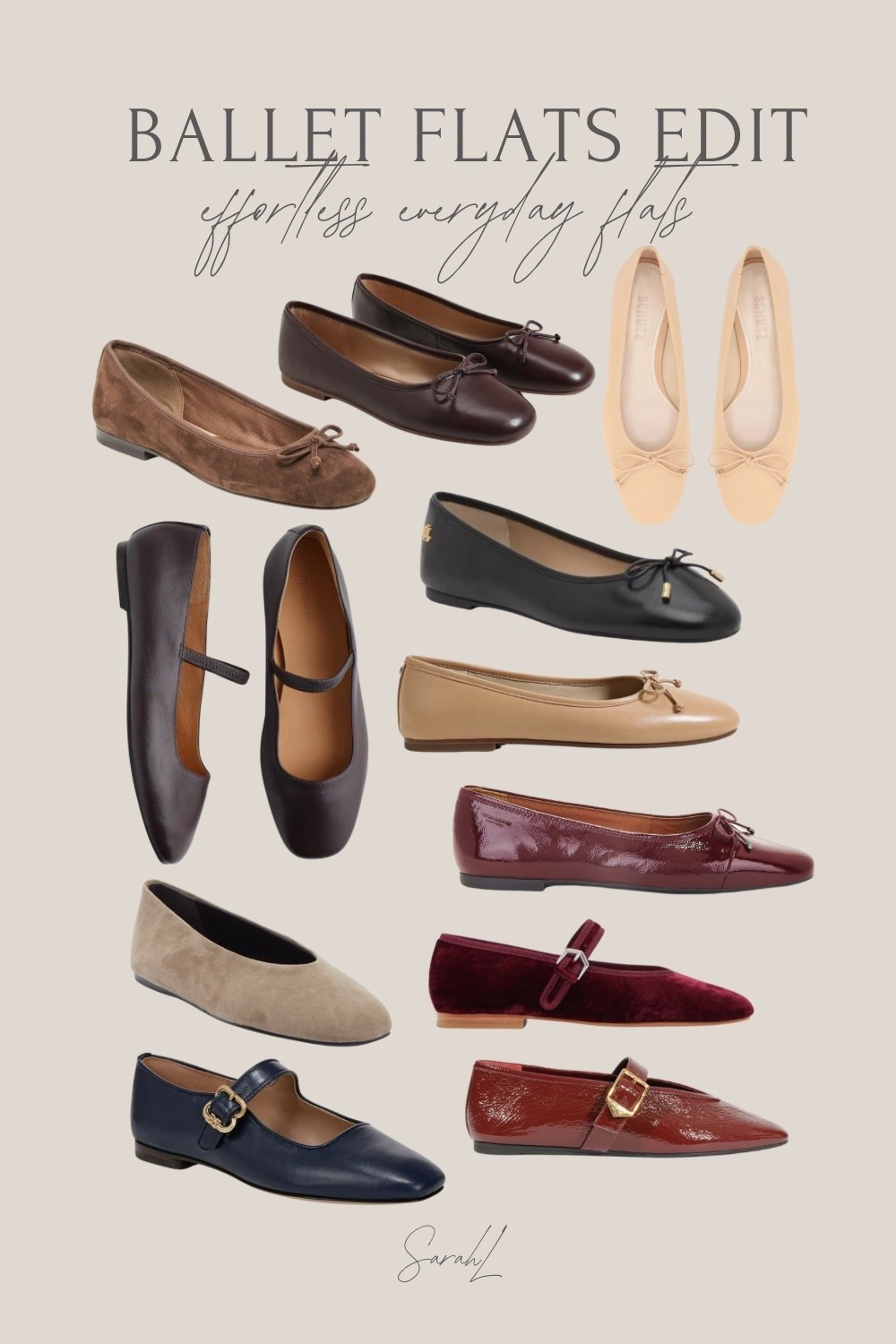 Ballet flats edit 🤍 classic shoes to elevate any casual outfit 

fall shoe finds, ballet flats on sale, brown flats, wine colored fashion, burgundy style, chocolate brown shoes, fall fashion finds, fall style, holiday flats, casual chic style 

#LTKShoeCrush #LTKStyleTip #LTKSeasonal