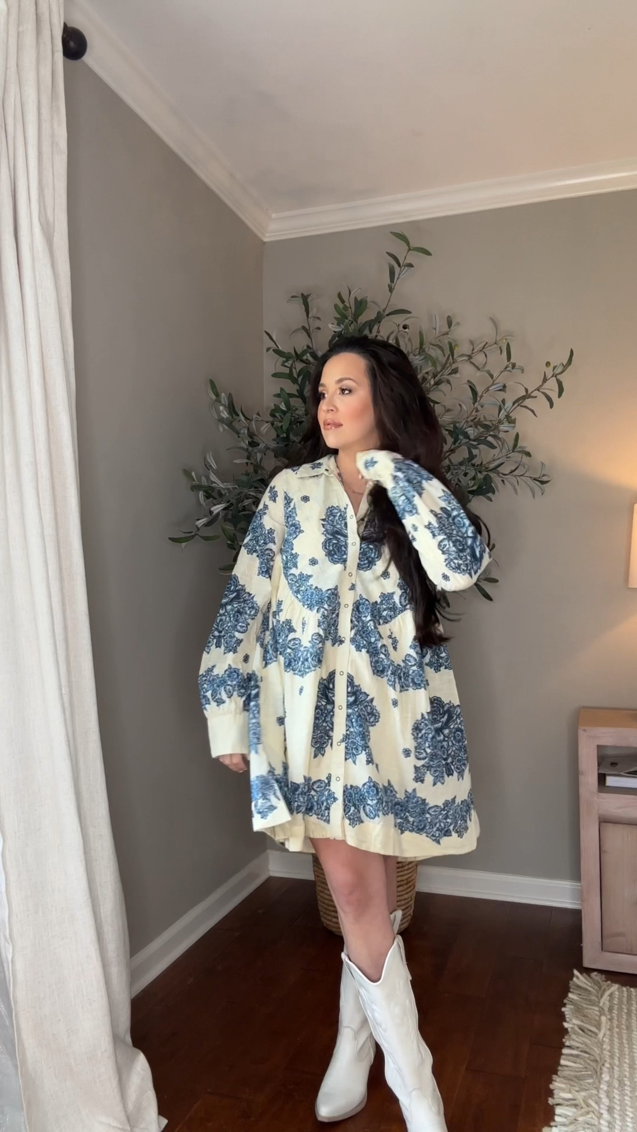 THIS DRESS!!! The perfect fall transition dress and so comfortable and flattering. These boots I wear with just about everything in the fall. 

#LTKshoecrush #LTKfindsunder100 #LTKSeasonal