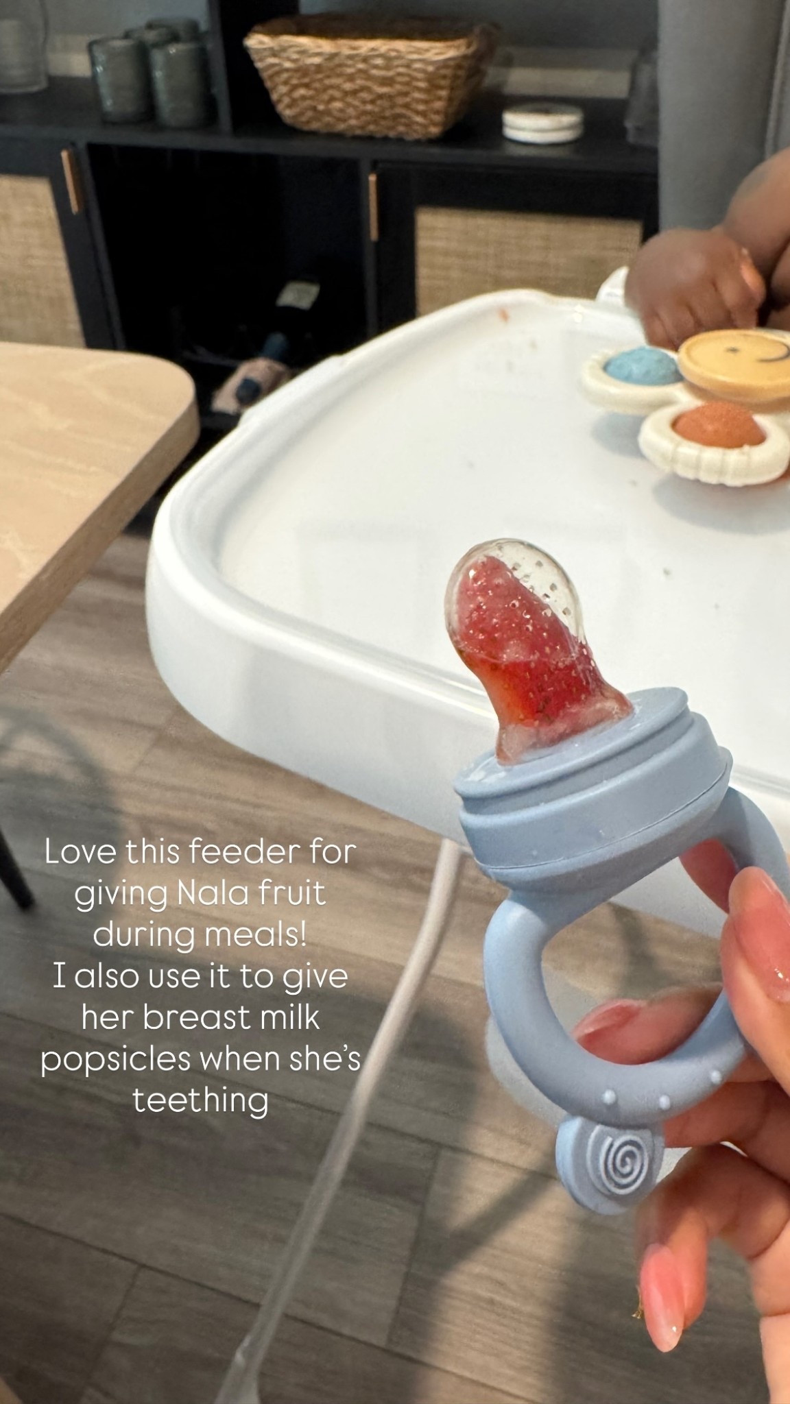 Love this feeder for giving Nala fruit during meals!
I also use it to give her breast milk popsicles when she’s teething

#LTKBaby #LTKFamily #LTKKids
