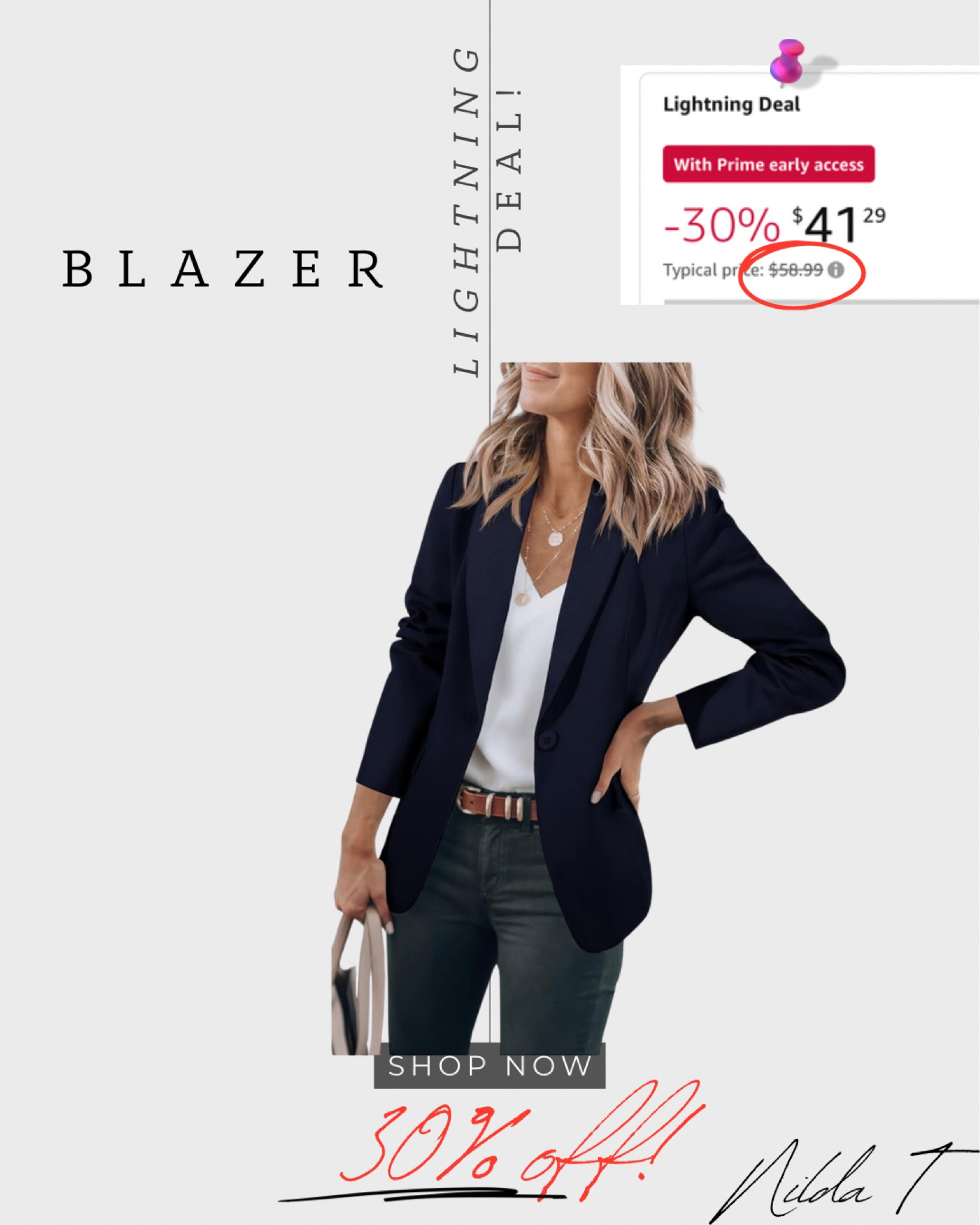 ⚡️ Amazon Lightning Sale ⚡️
Are you ready for the holidays? Do you need any of these?? Sales that are running right now!! 

#Kitchenfinds #Amazonkitchen #Amazonfinds #Amazonfashion #Amazonsales #Amazonaffiliate #Link #Bio #Amazonbaby #Momsale #Ad #Storefront #Amazondeals #amazonmusthaves  #amazonmen #quicksale #amazonprime #woman #womanfashion #amazonpartner #amazonhome #amazonmensfashion #homefinds #creatorsearchinsights #creatorfavorites2024 #letsgrowtogether #momsofig #momsupportingmoms #momlife #christmassales #christmaspjs #christmassales #matchingpjs #amazonchristmasfavorites #amazonchristmassale #amazonlightningsale #flashsale #blazer #workoutfit #Professionalworkattire 

#LTKWorkwear #LTKFindsUnder50 #LTKSaleAlert