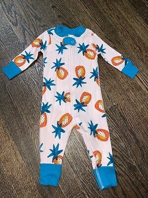 Infant Girls Hanna Andersson Pineapple Pajamas Sleeper Longalls Sz 60 3-6 Months  | eBay | eBay US