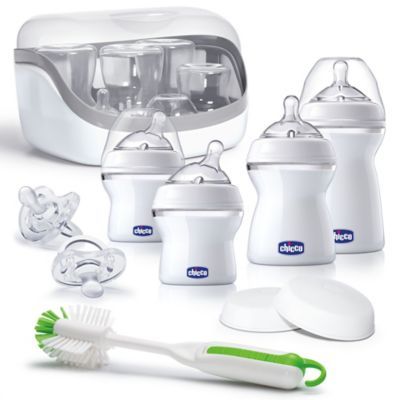 Chicco® NaturalFit® 10-Piece All You Need Bottle Starter Set in Clear | buybuy BABY