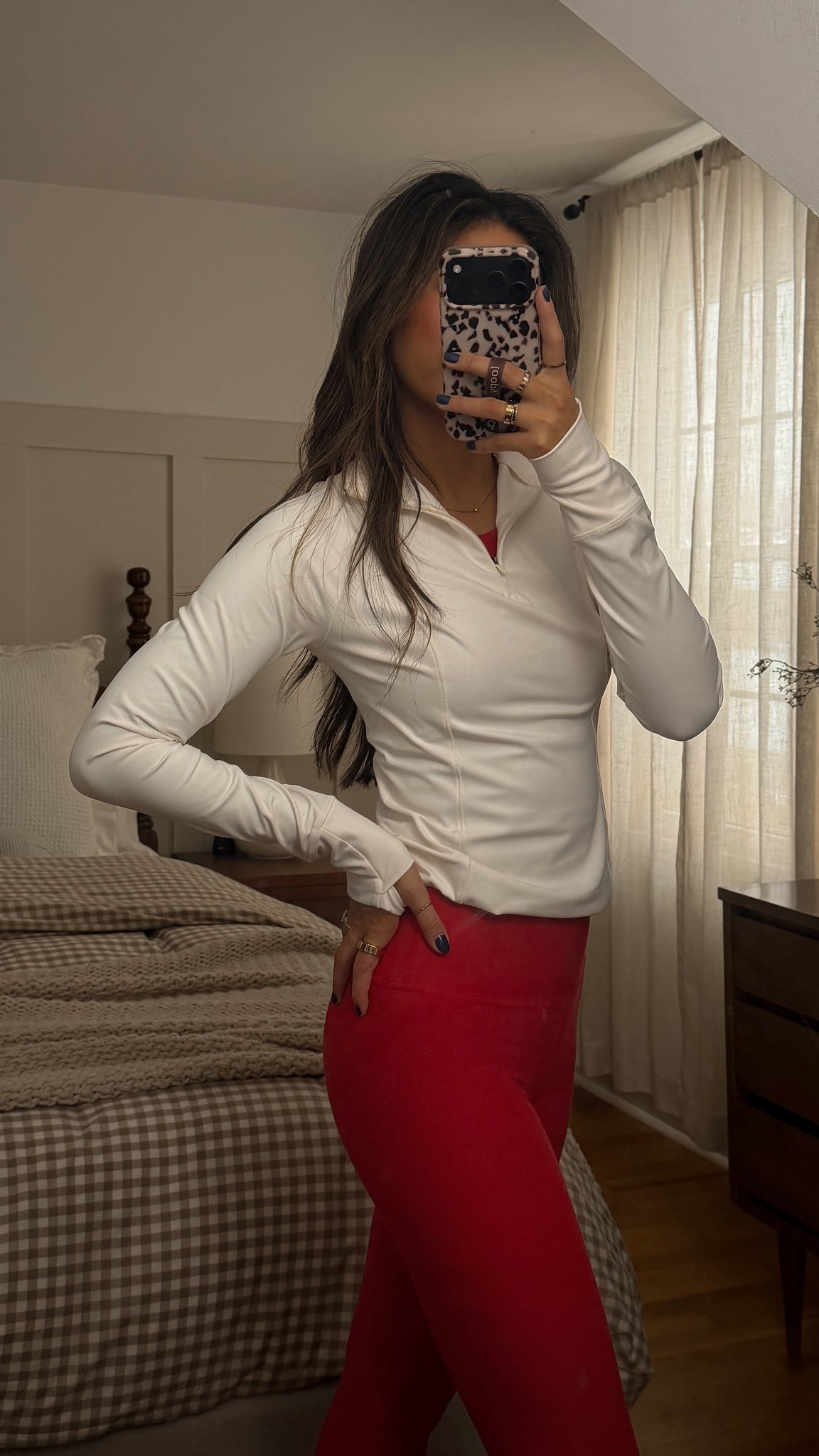 Spacedye Caught in Midi Leggings: Holly Red - size: XS
Spacedye High Neck Crop: Holly Red - size S
Allure 1/4 Zip Pullover: Glacier - size S
@nordstrom #NordstromPartner @beyondyoga #seekbeyond 