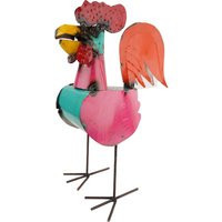 Recycled Metal-2 Ft-Large Rooster-Wh-Primitive-Art-Farmhouse-Primitive-Garden-Animal-18L X 24H 10D-Assorted Colors-Large | Etsy (US)