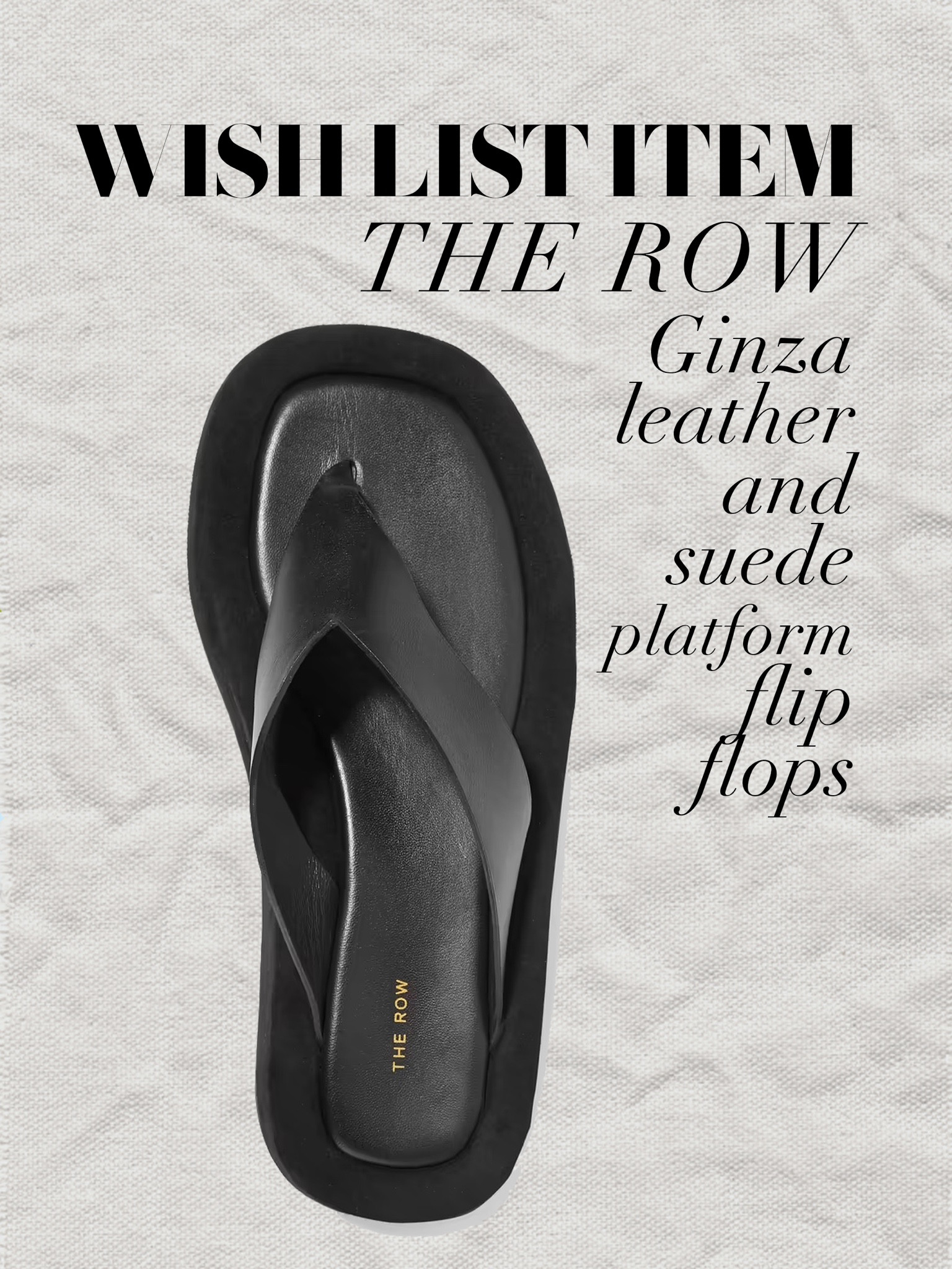 The row ginza sandal best sale in suede