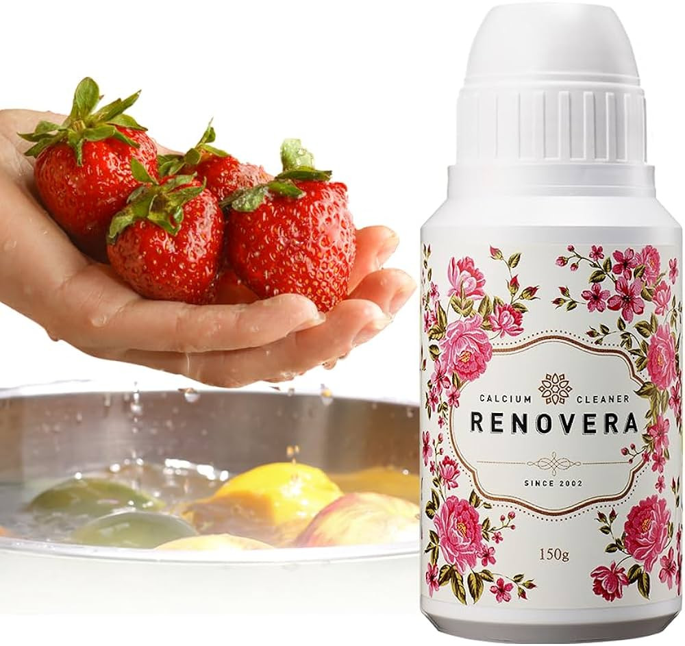 Renovera Fruit & Vegetable Wash | 1 Bottle Lasts 1 Year, Gentle Enough for Baby Food, Single Ingr... | Amazon (US)