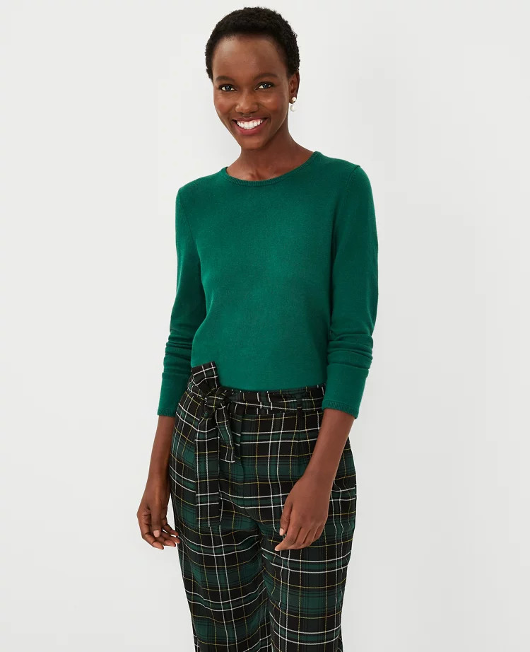 Crew Neck Sweater | Ann Taylor (US)