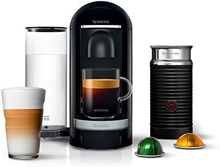 Amazon.com: Nespresso BNV450BLK VertuoPlus Deluxe Espresso Machine with Aeroccino Milk Frother by... | Amazon (US)