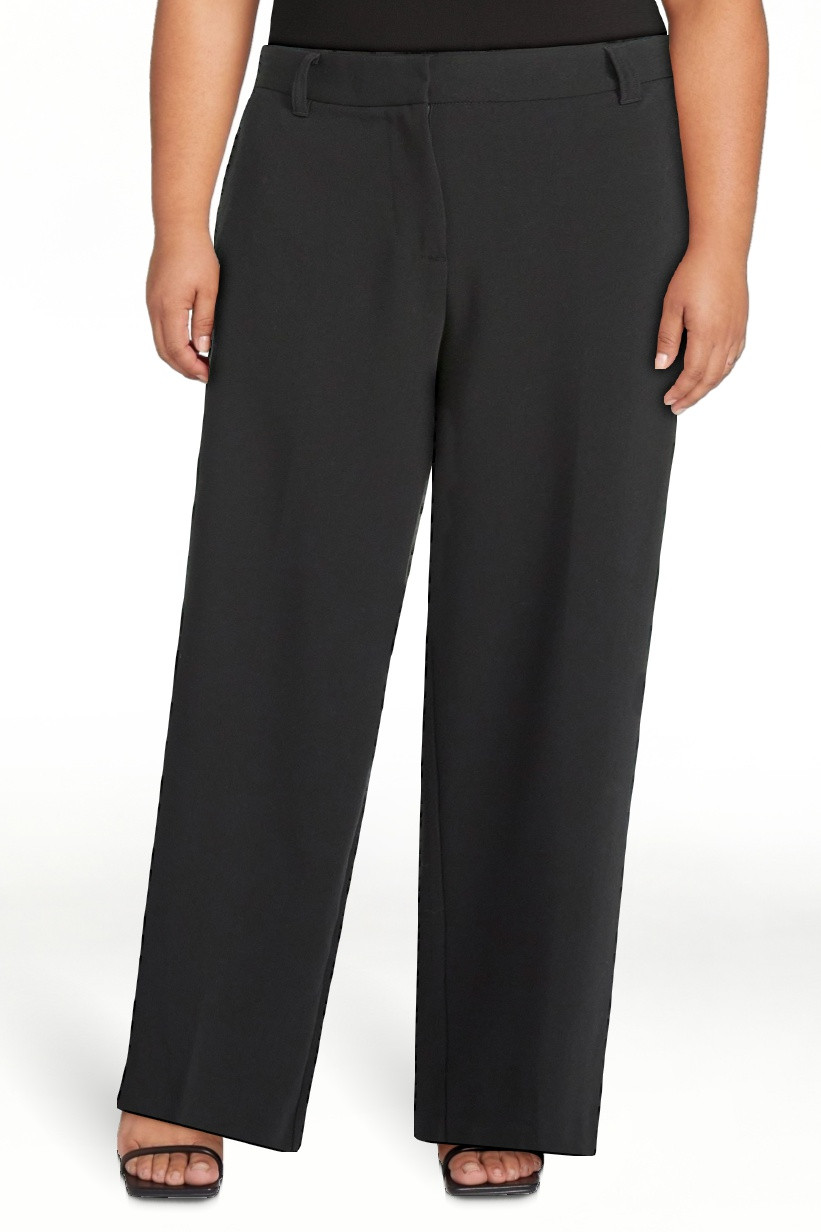 Scoop Women’s Wide Leg Trouser Pants, Sizes 0-20 | Walmart (US)
