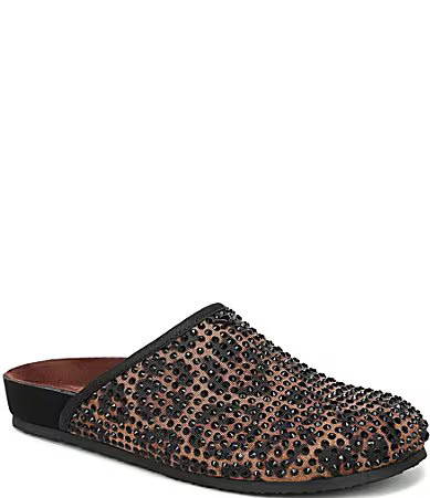 Circus NY by Sam Edelman Sabina Studded Leopard Print Mules - 9 | Dillard's