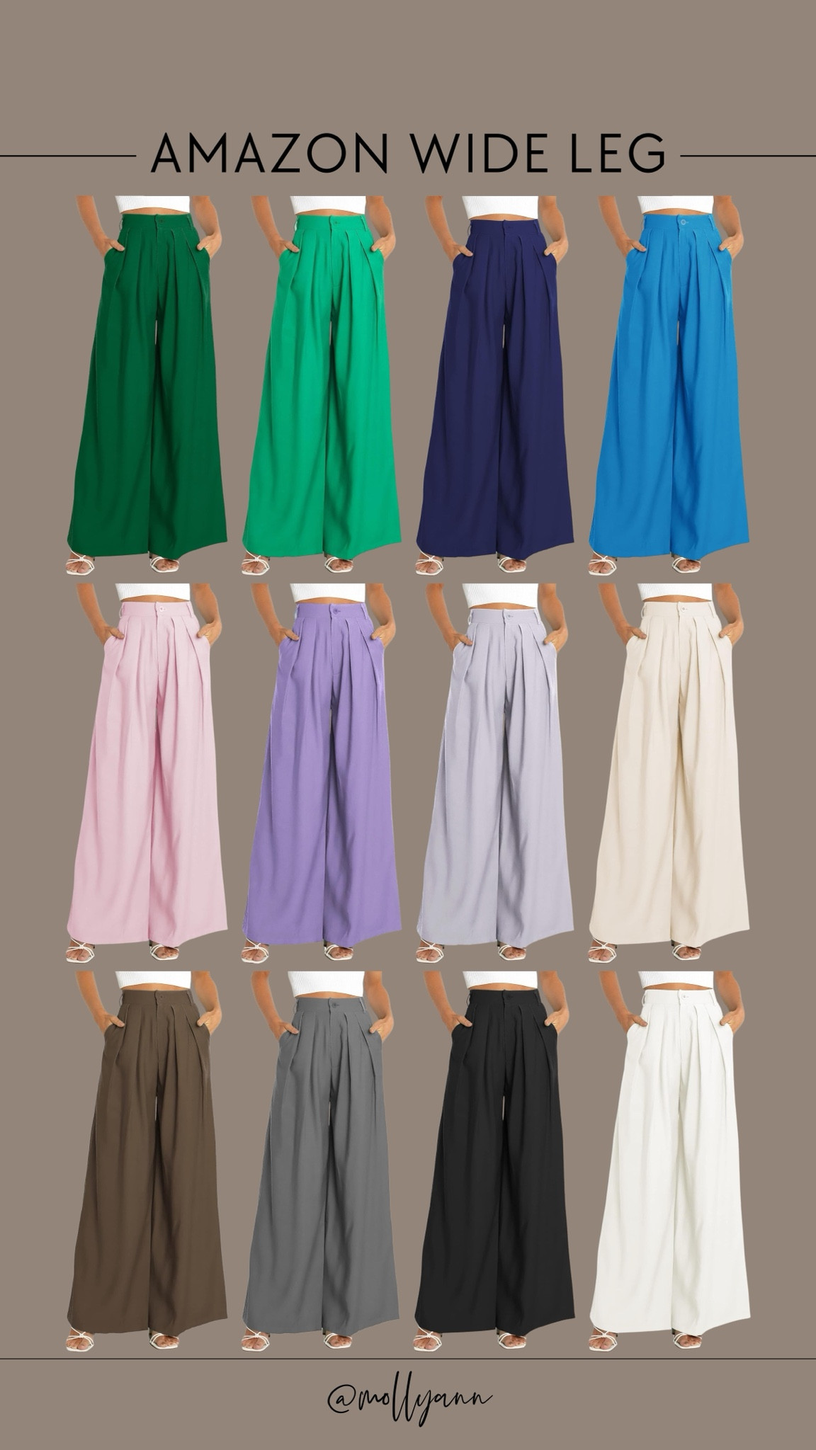 The perfect wide leg pants is so many colors!! 💙🌸💚

#LTKOver40 #LTKFindsUnder50 #LTKStyleTip