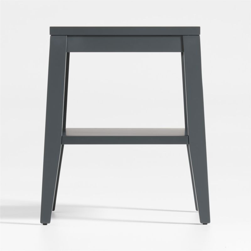 Ever Simple Charcoal Wood Kids Nightstand + Reviews | Crate & Kids | Crate & Barrel