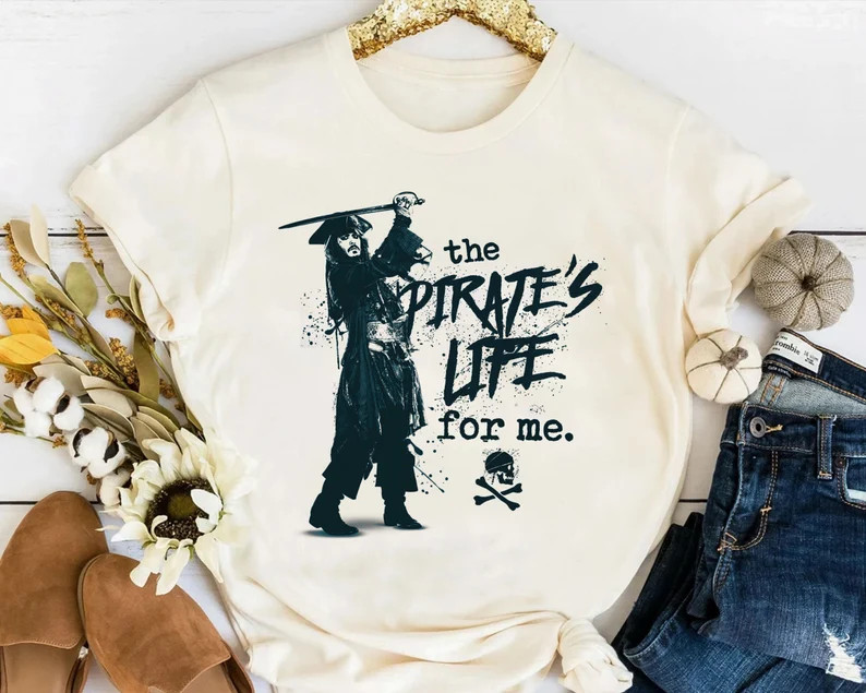 Disney Pirates of the Caribbean Jack Sparrow Quote Shirt, WDW Magic Kingdom Trip Unisex T-shirt F... | Etsy (US)